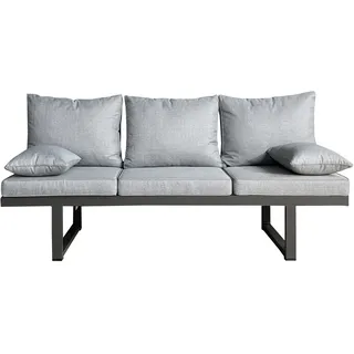 LC Garden Bondino 3-Sitzer Multifunktionssofa Aluminium/Polyester - Anthrazit