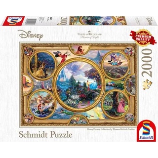 Schmidt Spiele Schmidt 59607 Thomas Kinkade Disney Dreams Collection 2000 Teile Puzzle