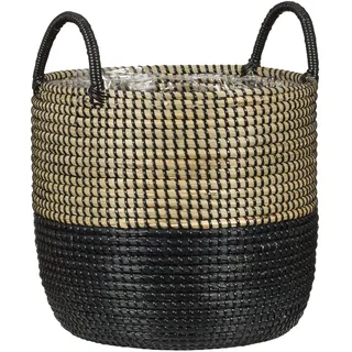 Scheurich Seagrass 39 Ø 39 x 34 cm Nature Black