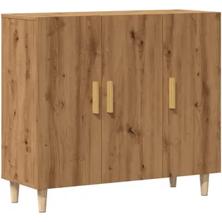 Helloshop26 - Buffet Sideboard Kommode Kleiderschrank Aufbewahrungsmöbel Organizer für Küche Wohnzimmer Lounge handgefertigt 90 x 02_0030824