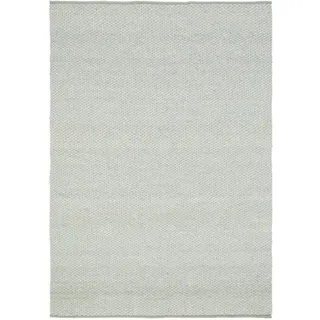 Musterring Handwebteppich, Mintgrün, Textil, Uni, rechteckig, 70x140 cm, für Fußbodenheizung geeignet, beidseitig verwendbar, Teppiche & Böden, Teppiche, Naturteppiche