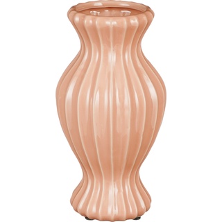 Mica Vase Pippa rosa aus Keramik 25 cm