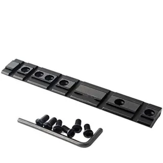 ACEXIER 11 mm / 20 mm Schwalbenschwanz-Weber Picatinny-Schienenmontage-Adapter-Konverter-Zielfernrohr Aluminiumlegierungsbasis für die Jagd...