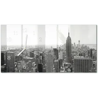 WANDUHR aus Glas 60x30 cm - New York