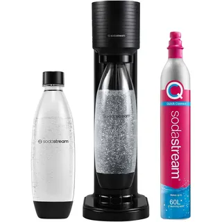 Sodastream Gaia schwarz + PET-Flasche + Zylinder