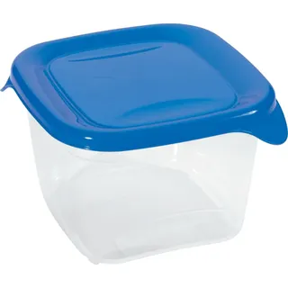 Curver Fresh und Go quadratisch transparent/blau 1,2 l