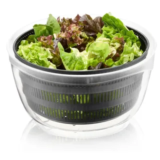 GEFU Salatschleuder 4-IN-1 Kunststoff schwarz/transparent