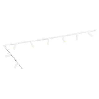 Ledvion Schienensystem lampen 3m 1-Phasen Weiss 8-flammig Warmweiss - Weiß