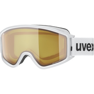 Uvex G GL 3000 LGL OTG  Unisex-Skibrille Vollrand Monoscheibe Kunststoff-Gestell, weiß