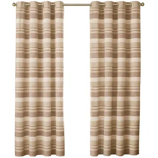 Homescapes Morocco Ösen 167 x 228 cm Beige 2er-Set