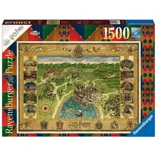 Ravensburger 16599 Harry Potter Hogwarts Karte 1500 Teile Puzzle