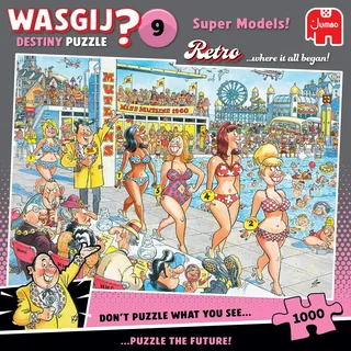 Wasgij Retro Destiny 9 - Super Models! 1000 Teile