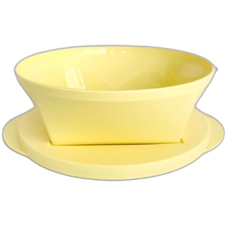 Tupperware Mediterrano Schüssel 600 ml hellgelb gelb Servierschüssel Servierschale Salatschüssel