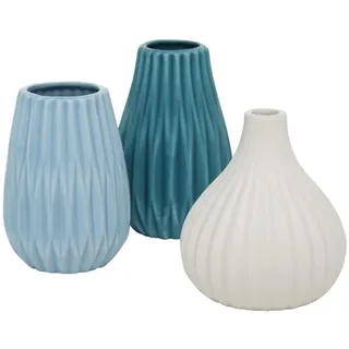 Boltze Vase Wilma 3er in hellblau | Gr.: onesize