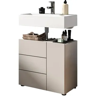 inn.furn Waschbeckenunterschrank Larik 60 x 56 x 34 cm Beige