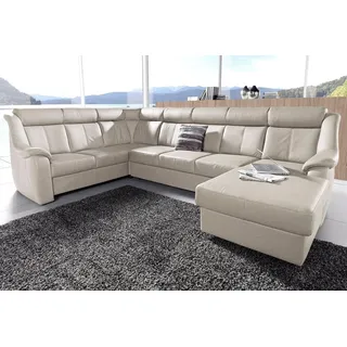 sit&more Wohnlandschaft Basel U-Form, wahlweise mit Relaxfunktion beige