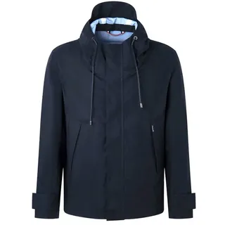 faconnable Parka Presage Nautique Parka Kapuzen Jacke Trench Caban Funktionales Design für Alltag, Reisen, Golf, Segeln,City blau 3XL