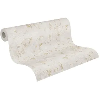 A.S. Création Vliestapete Casual Living 10,05 m x 0,53 m 393871 Beige/Grau/Gold