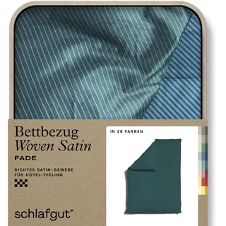 schlafgut Woven Fade Satin Baumwolle gestreift 135 x 200 cm