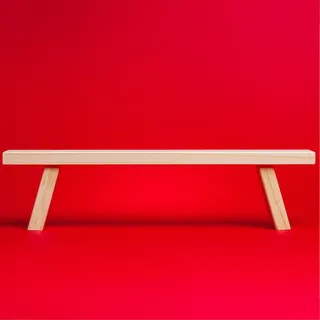 SIKORA B2 Schwibbogenbank Lichterbogen Bank Erhöhung Holz natur L:44 cm