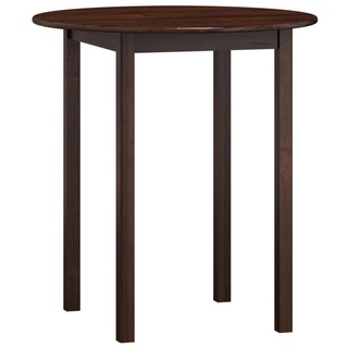 Runder Tisch Nr.3 – Durchmesser 80 cm (Holzfarbe: Walnuss)