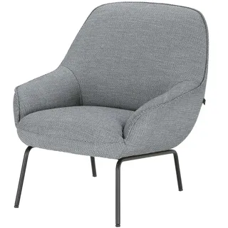 hülsta Sofa Sessel aus Flachgewebe HS 482 ¦ blau ¦ Maße (cm): B: 76 H: 83 T: 83