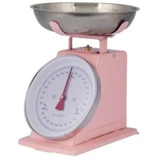 Plint Küchenwaage Küchenwaage Retro Plint Vintage Waage Analoge aus Metall rosa