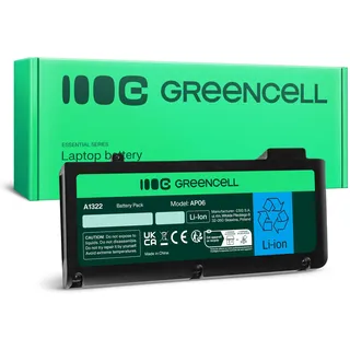 Green Cell Notebook-Akku A1322 10.8V Schwarz)