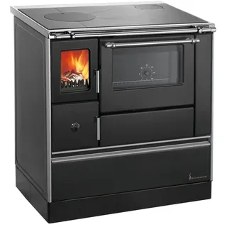 Westminster Küchenherd K76F-90 Stahl Backfach Rechts Schwarz 7,6 kW