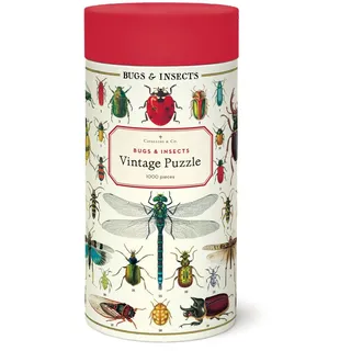 Cavallini, Käfer und Insekten Cavallini Vintage Puzzle, 1000 Teile