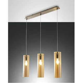 Fabas Luce Sintesi 3-flg. 60W Durchmesser 60 cm rund amber