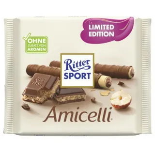 Ritter Sport Amicelli Schokoladentafel 5 Packungen 500 g