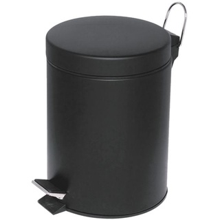 Mülleimer 20 Liter mit Trittmechanik schwarz, Alco, 29.5x45.5 cm