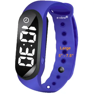 e-vibra Silent Vibrationsalarm-Erinnerungsuhr Toilettentraining Kinder- und Erwachsenenmedikament Alarm Töpfchen-Timeruhr (Royal Blue)