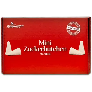 Feuerzangentasse Mini-Zucker-Hütchen (50 Stück) Original Mini Zuckerhütchen für Feuerzangenbowle