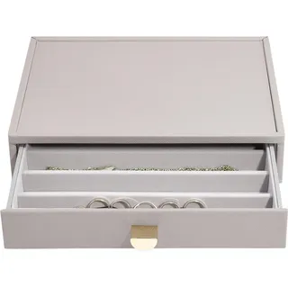 Stackers Schmuckkästchen für Halsketten classic taupe mit Schublade