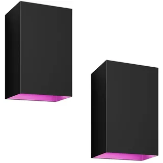 Philips Resonate Outdoor Wandleuchte schwarz 2 St.