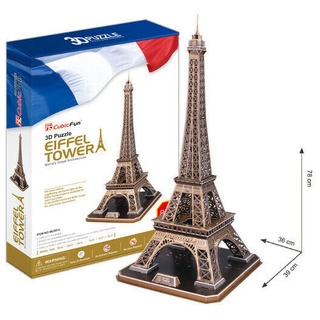 Cubic Fun - 3D Puzzle La Tour Eiffel Eiffelturm Paris Frankreich Groß