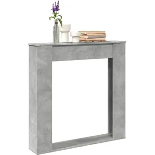 vidaXL Kaminumrandung 100 x 20 x 100 cm Grau