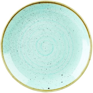 Churchill Stonecast -Coupe Plate Teller- Durchmesser: Ø28,8cm, Farbe wählbar (Duck Egg Blue)