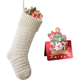 Weihnachtsstrumpf, 18" Weihnachten Befüllen Christmas Nikolausstrumpf, Kamin Hän