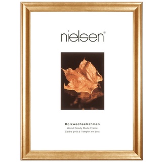 Nielsen Bilderrahmen, Gold, Holz, rechteckig, 24x30 cm, Bilderrahmen, Bilderrahmen