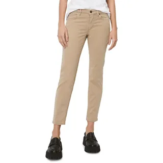 5-Pocket-Hose MARC O'POLO "aus Lyocell-Mix" Gr. 30 32, Länge 32, beige (sand) Damen Hosen 5-Pocket-Jeans Röhrenhosen
