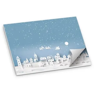 itenga Platzset itenga Platzset Tischset "Dorf Weihnachten" DIN A3, (50-St)