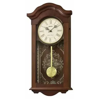 Seiko Clock Wanduhr braun