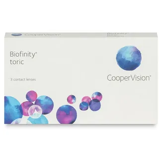 Biofinity Toric 3 St. / 8.70 BC / 14.50 DIA / +1.25 DPT / -1.75 CYL / 160° AX