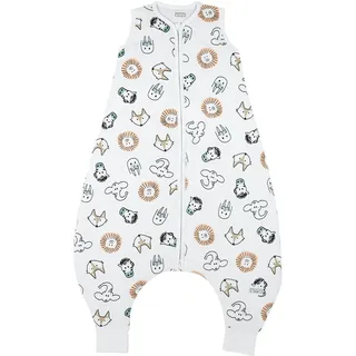 Meyco Baby Schlafsack-Overall Animal Weiß 92