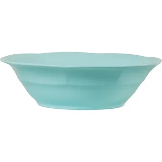 RICE Melamin Suppenteller einfarbig, Ø19 x H5,5cm, dark mint