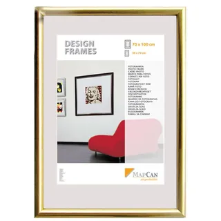 Kunststoff Bilderrahmen Design Frames gold, 50 x 60 cm
