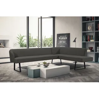 exxpo - sofa fashion Americano, mit Keder und Metallfüßen, Bezug in verschiedenen Qualitäten